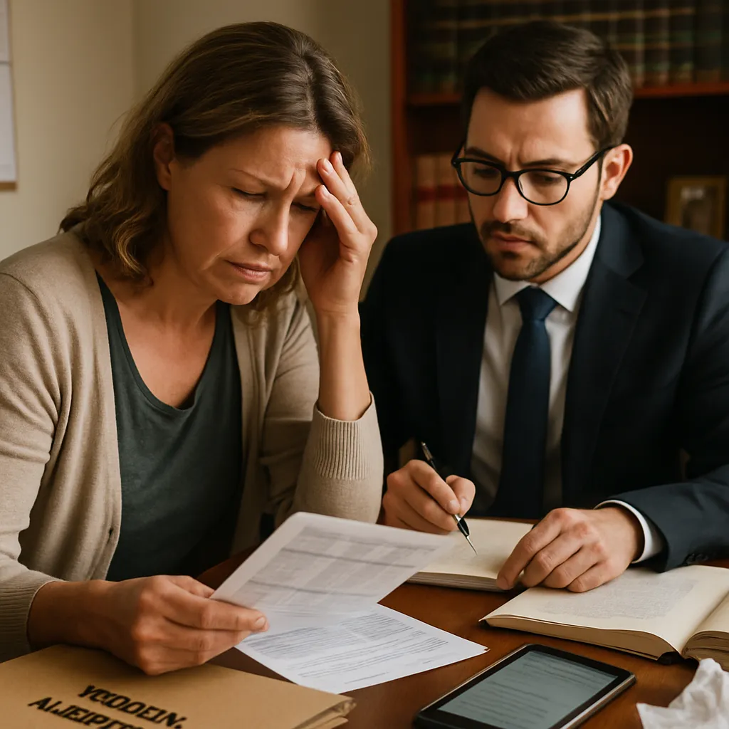 Cómo reclamar pensión si tengo miedo de contactar con mi agresor